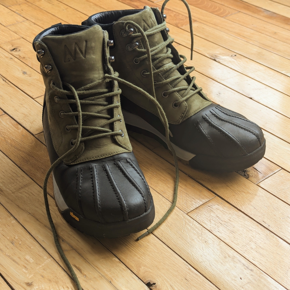 All-Weather Waterproof Duckboot in Forest Night/Black